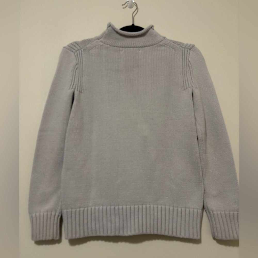 J CREW ALWAYS 1988 Rollneck Sweater Gray Cotton Size XS - Picture 9 of 14